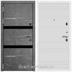 Офисные, Дверь входная Армада Престиж Белая шагрень МДФ 16 мм Торос графит / МДФ 16 мм ФЛ Дуб кантри белый горизонт