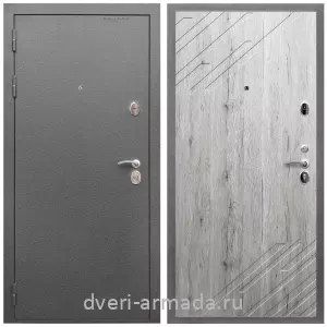 4 контура, Дверь входная Армада Оптима Антик серебро / МДФ 16 мм ФЛ-143 Рустик натуральный