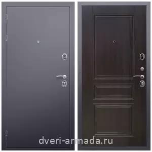 Левые входные двери, Дверь входная железная Армада Люкс Антик серебро / МДФ 6 мм ФЛ-243 Эковенге красивая с порошковым покрытием