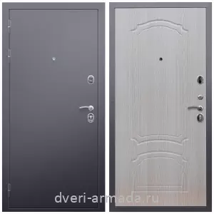 Для загородного дома, Дверь входная Армада Люкс Антик серебро / МДФ 6 мм ФЛ-140 Дуб беленый с хорошей шумоизоляцией квартирная