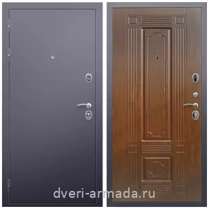 Готовые входные двери, Дверь входная Армада Люкс Антик серебро / МДФ 6 мм ФЛ-2 Морёная береза из металла в кирпичный дом с порошковой окраской
