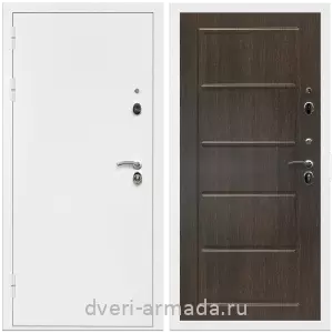 Дверь входная Армада Оптима Белая шагрень / МДФ 6 мм ФЛ-39 Венге