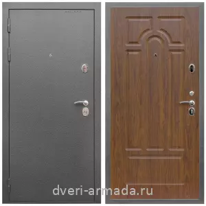 Входные двери с двумя петлями, Дверь входная Армада Оптима Антик серебро / МДФ 6 мм ФЛ-58 Мореная береза