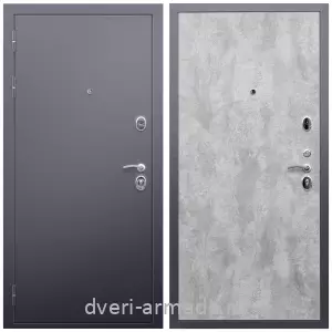 2 контура, Дверь входная металлическая взломостойкая Армада Люкс Антик серебро / МДФ 6 мм ПЭ Цемент светлый