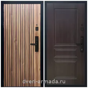 Хиты продаж, Умная входная смарт-дверь Армада Вектор МДФ 10 мм Kaadas S500 / МДФ 6 мм ФЛ-243 Эковенге