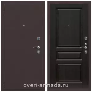 Входные двери 2050 мм, Дверь входная Армада Комфорт Антик медь / МДФ 16 мм ФЛ-243 Венге