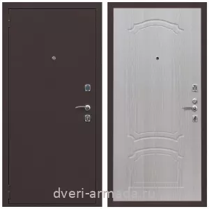 Входные двери Беленый дуб, Дверь входная Армада Комфорт Антик медь / МДФ 6 мм ФЛ-140 Дуб белёный