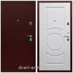 Антивандальные для квартир, Дверь входная Армада Люкс Антик медь / МДФ 16 мм МС-100 Белый матовый
