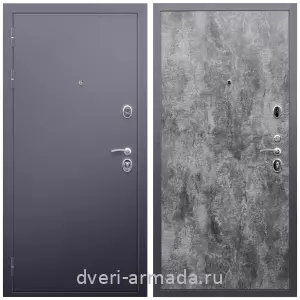 Одностворчатые входные двери, Дверь входная металлическая взломостойкая Армада Люкс Антик серебро / МДФ 6 мм ПЭ Цемент темный