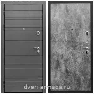 Хиты продаж, Дверь входная Армада Роял Вуд МДФ 10 мм графит / МДФ 6 мм ПЭ Цемент темный