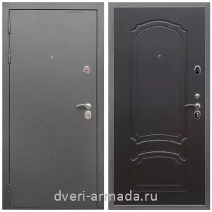 С порошковым напылением, Дверь входная Армада Оптима Антик серебро / МДФ 6 мм ФЛ-140 Венге
