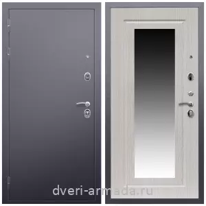Входные двери с двумя петлями, Дверь входная Армада Люкс Антик серебро / МДФ 16 мм ФЛЗ-120 Дуб белёный от производителя