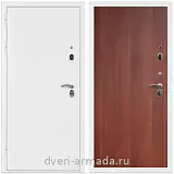 Дверь входная Армада Оптима Белая шагрень / МДФ 6 мм ПЭ Итальянский орех