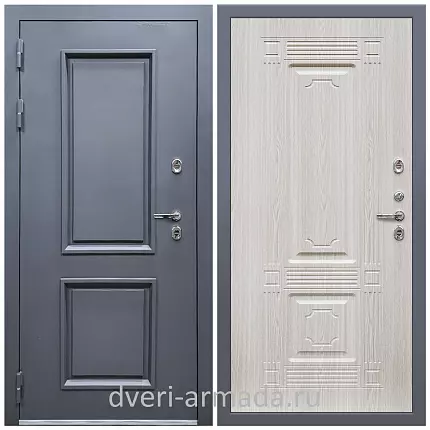 Дверь входная уличная в дом Армада Корса / МДФ 16 мм ФЛ-2 Дуб белёный