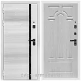 Дверь входная Армада Каскад WHITE МДФ 10 мм / МДФ 16 мм ФЛ-58 Дуб белёный